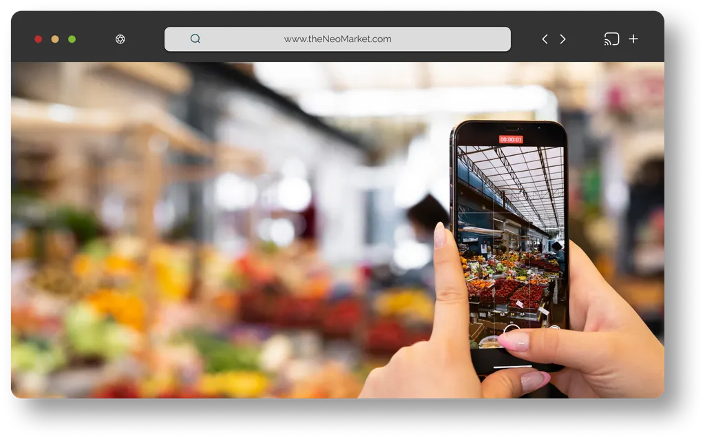 The Neo Market — Marketplace for local shops