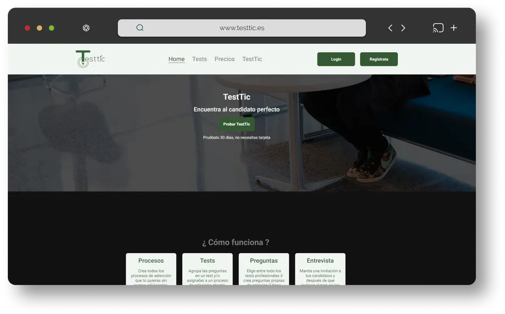 TestTic — Tests de competencias para procesos de selección