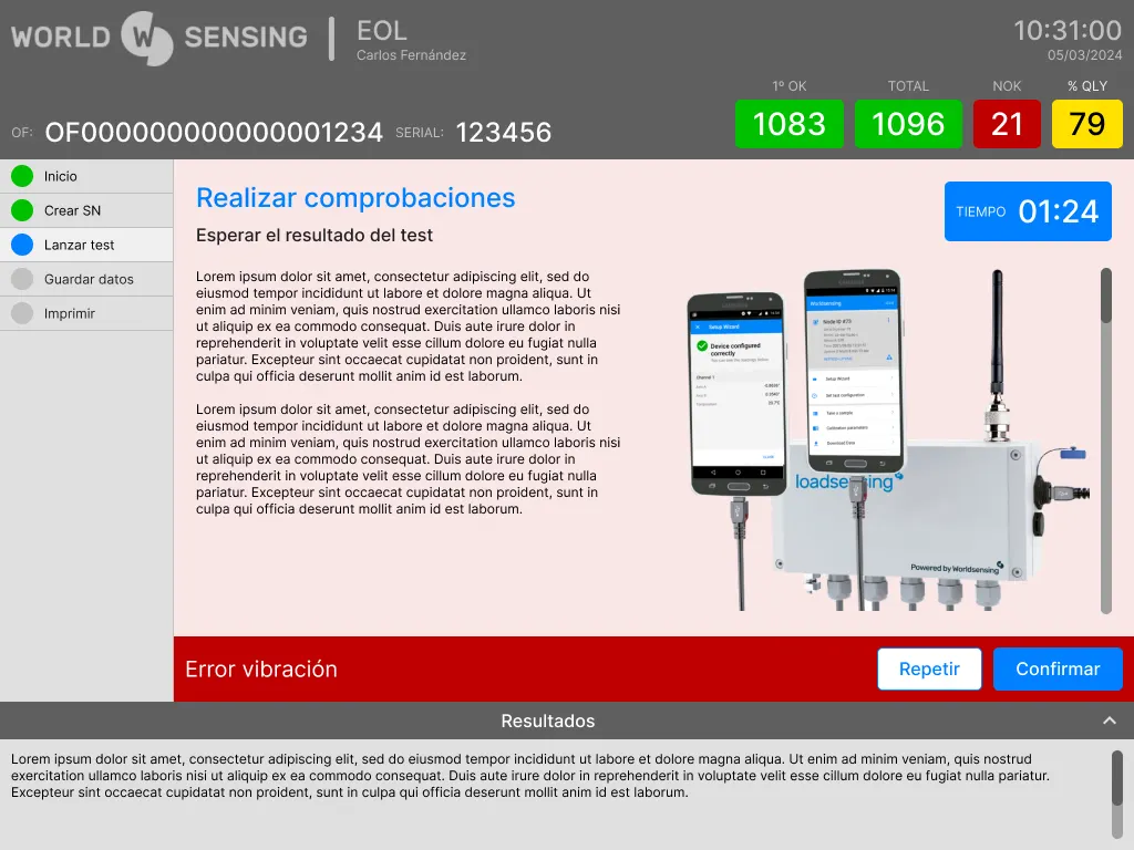 World Sensing — Testeo automatizado de hardware IoT